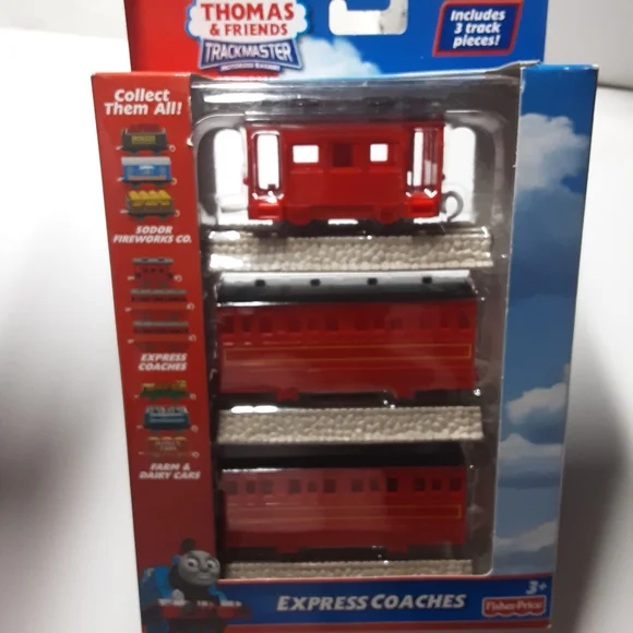 VINTAGE Fisher Price Thomas the Train: TrackMaster Express Coaches NEW Cars & Vehicles